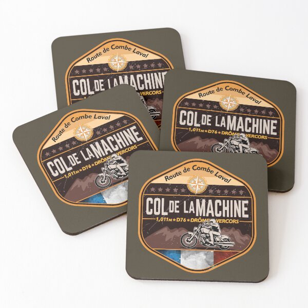 Item preview, Col de la Machine Route de Combe Laval France Sticker TShirt 01 designed and sold by OuterShellUK.