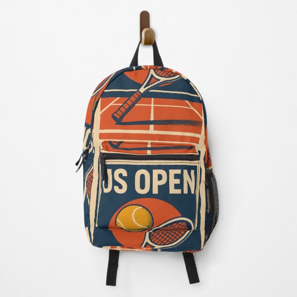 Artikelvorschau, US Open Tennis Vintage Poster | Retro Sport T-Shirt entworfen und verkauft von BRAINROTWEAR.
