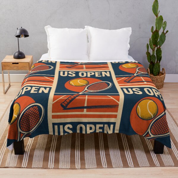 Artikelvorschau, US Open Tennis Vintage Poster | Retro Sport T-Shirt entworfen und verkauft von BRAINROTWEAR.