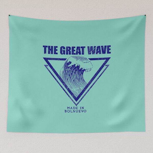 Item preview, The Great Wave of Bolnuevo Azul designed and sold by mzrn-souvenirs.