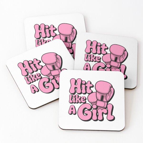 Item preview, Hit Like A Girl! Pink Girlie designed and sold by PMCreative.