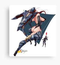 Metal Gear Girl # 1: Strahl Leinwanddruck