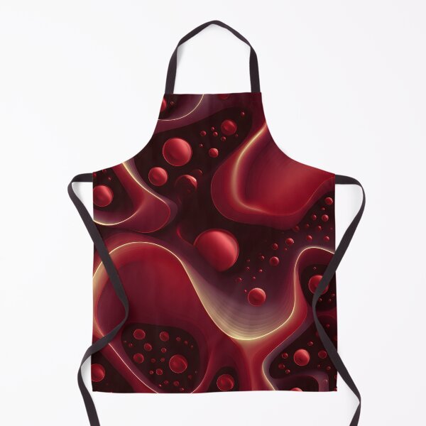 Item preview, Y2K Red Chrome Liquid Futuristic Pattern II designed and sold by Velvetcosmonova.