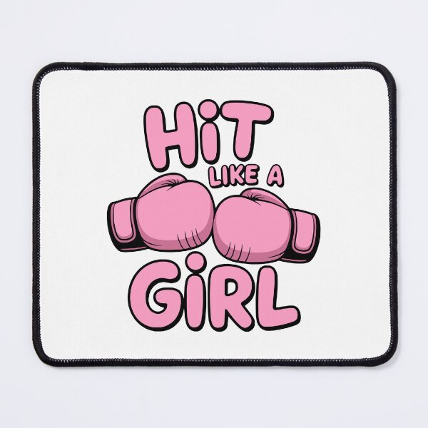 Item preview, Hit Like A Girl! Pink Girlie designed and sold by PMCreative.