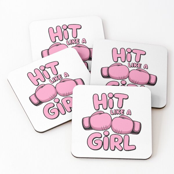 Item preview, Hit Like A Girl! Pink Girlie designed and sold by PMCreative.