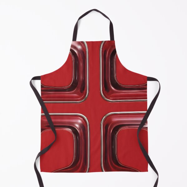 Item preview, Y2K Red Chrome Liquid Futuristic Pattern III designed and sold by Velvetcosmonova.