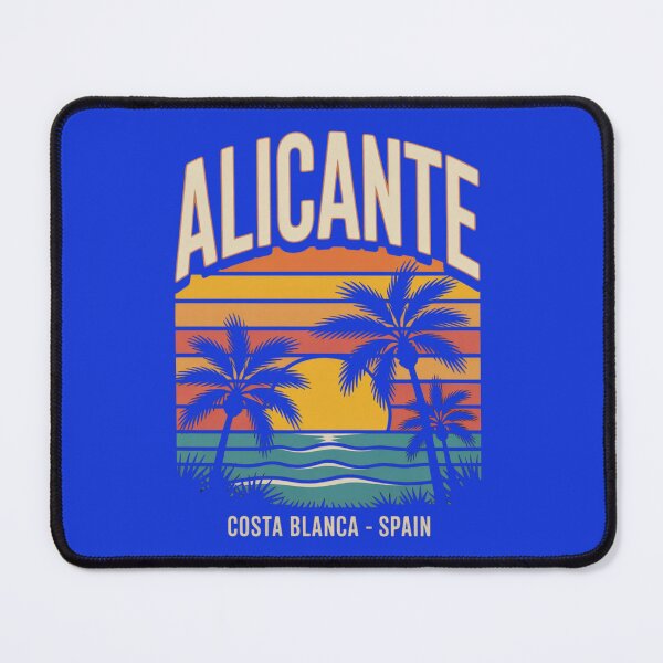 Item preview, Alicante Retro Sunset T-Shirt – Costa Blanca Spain Summer Tee designed and sold by Timeless Design.