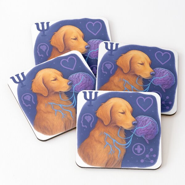 Item preview, Psychiatric Service Dog - Mental Health Support Team - Therapy Animal Art | ADA Compliant designed and sold by TONSNAP.