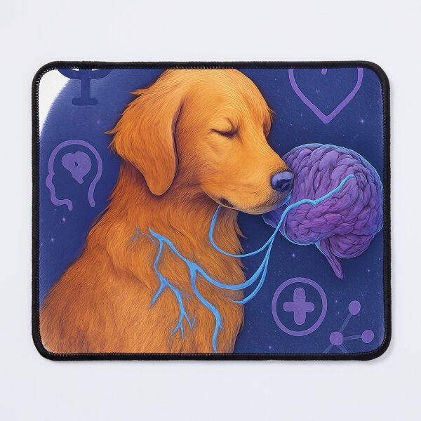 Item preview, Psychiatric Service Dog - Mental Health Support Team - Therapy Animal Art | ADA Compliant designed and sold by TONSNAP.