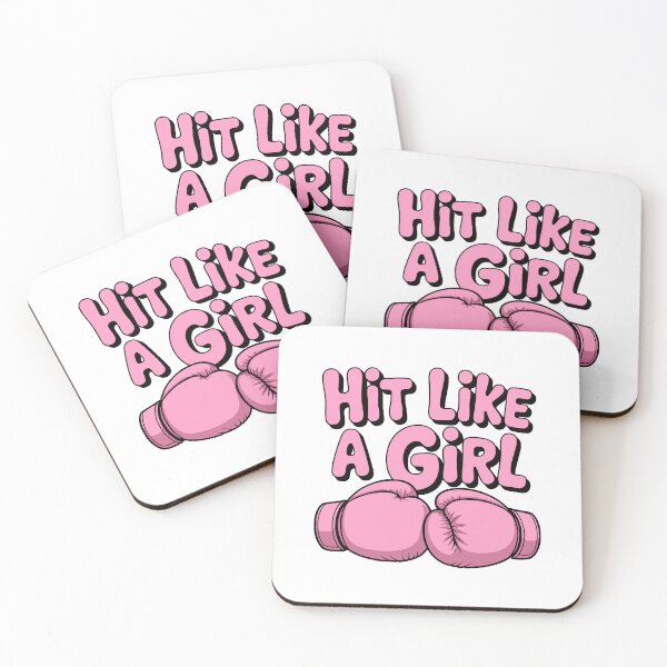 Item preview, Hit Like A Girl! Pink Girlie designed and sold by PMCreative.