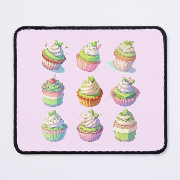 Item preview, Kawaii Matcha Dessert – Cute Japanese Anime Manga Style Sweets designed and sold by Sugar Wisdom .