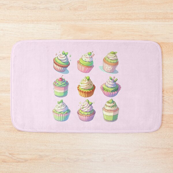 Item preview, Kawaii Matcha Dessert – Cute Japanese Anime Manga Style Sweets designed and sold by Sugar Wisdom .