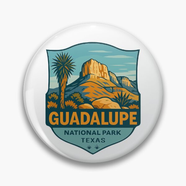 Item preview, Guadalupe Mountains National Park Retro Sticker designed and sold by Ismeal Von.
