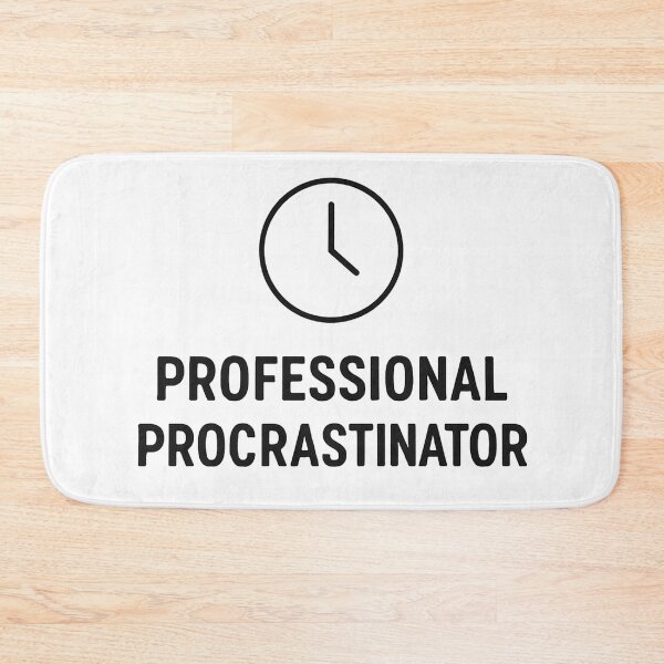 Item preview, Professional Procrastinator – Funny Lazy Humor Quote Design designed and sold by SlomianyPisarz.