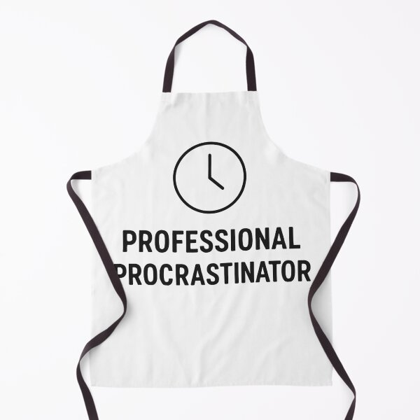 Item preview, Professional Procrastinator – Funny Lazy Humor Quote Design designed and sold by SlomianyPisarz.