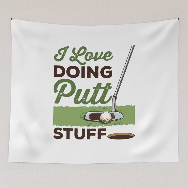 Item preview, Funny Golf Joke Golfing Pun I Love Doing Putt Stuff designed and sold by jaygo.