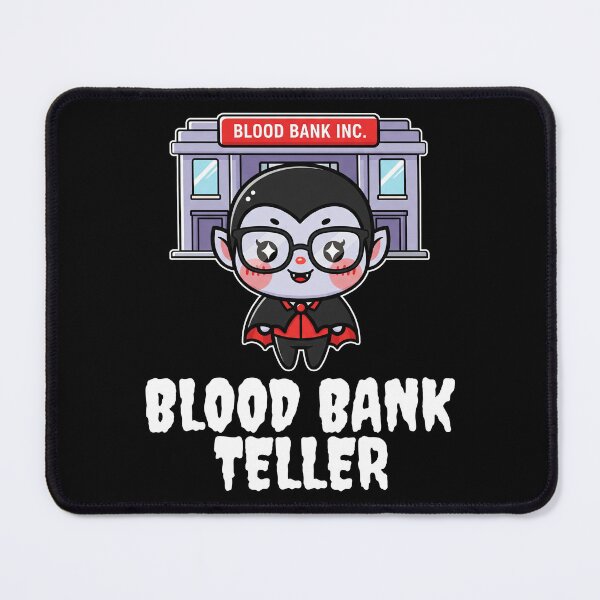 Item preview, BLOOD BANK TELLER - VAMPIRE HALLOWEEN designed and sold by KEF Custom.