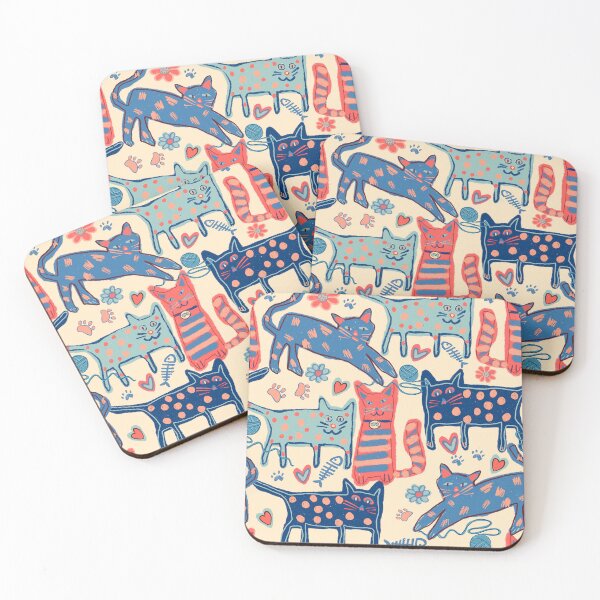 Item preview, Playful Cats  designed and sold by Callyedesigns.