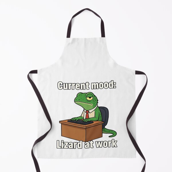 Item preview, Current Mood Lizard Meme | Funny Office Work Cartoon designed and sold by Sitred123.