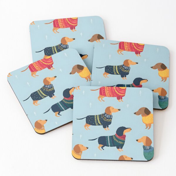 Item preview, Winter Dachshund designed and sold by DerSenat.