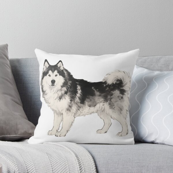 Item preview, Ink Drawing Art for Alaskan Malamute designed and sold by forget45studio.