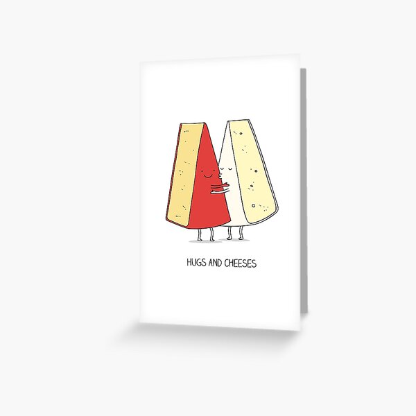 Vista previa del artículo con la obra «Abrazos y quesos», diseñado y vendido por Milkyprint.