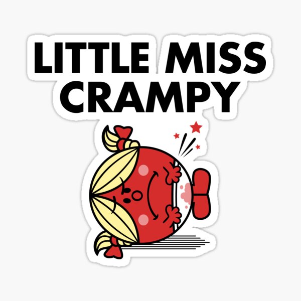 Little Miss Crampy Sticker