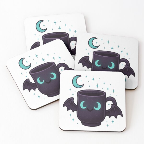 Item preview, Cute Gothic Coffee Mug with Bat Wings designed and sold by PICTOBUDDY73.