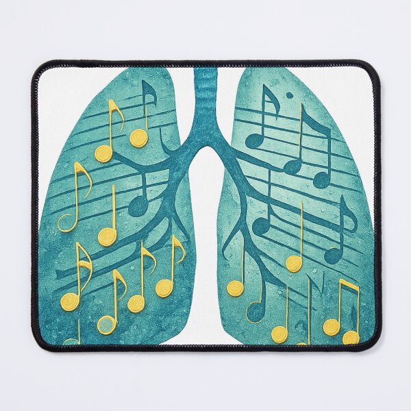 Item preview, Pulmonary Music Therapist - Respiratory Rhythm Art - RT Specialist Gift designed and sold by TONSNAP.
