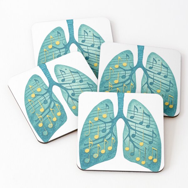 Item preview, Pulmonary Music Therapist - Respiratory Rhythm Art - RT Specialist Gift designed and sold by TONSNAP.