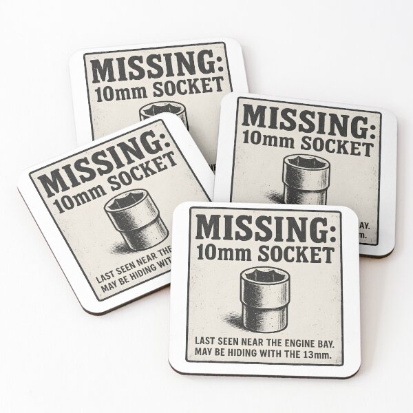 Item preview, Missing 10mm Socket Wanted Poster designed and sold by TypeShift.