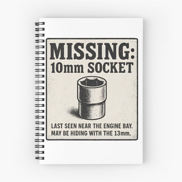 Item preview, Missing 10mm Socket Wanted Poster designed and sold by TypeShift.
