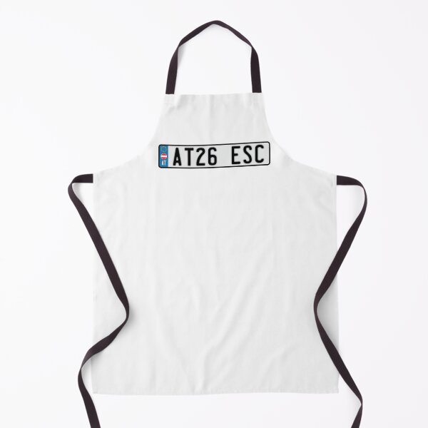 Item preview, ESC licence plate [2026, Vienna] designed and sold by lazarusheart.