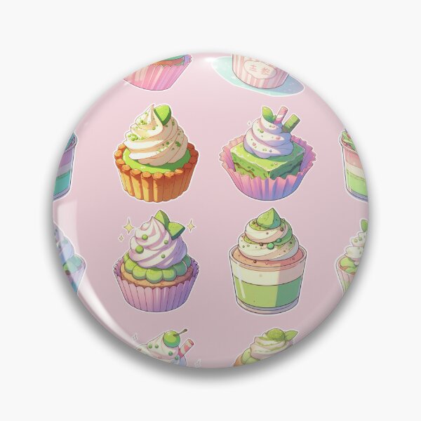 Item preview, Kawaii Matcha Dessert – Cute Japanese Anime Manga Style Sweets designed and sold by Sugar Wisdom .