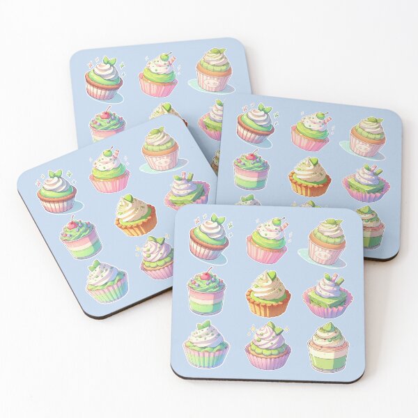 Item preview, Kawaii Matcha Dessert – Cute Japanese Anime Manga Style Sweets designed and sold by Sugar Wisdom .
