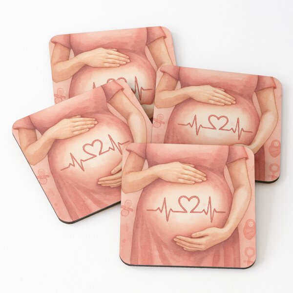 Item preview, "L&D Heartbeat Guardian - Birth Miracle Art - Labor Nurse Gift designed and sold by TONSNAP.