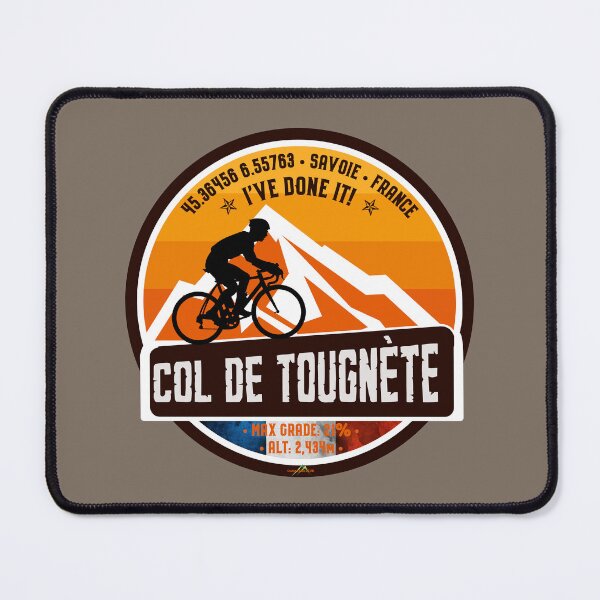 Item preview, Col de Tougnete France Cycle Climb Sticker T-Shirt 01 designed and sold by OuterShellUK.