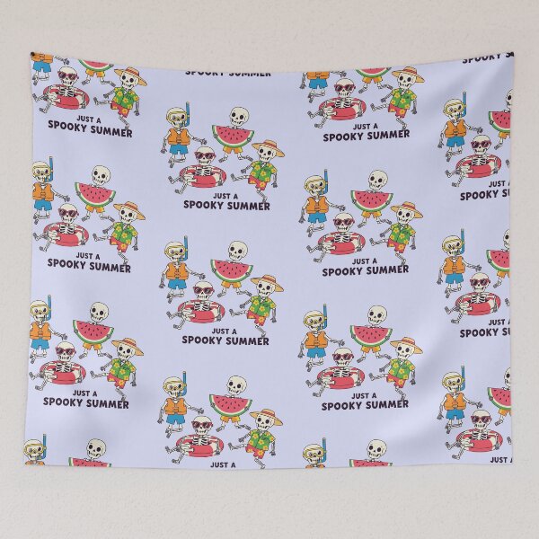 Item preview, Just a Spooky Summer designed and sold by NettiesWallArt.