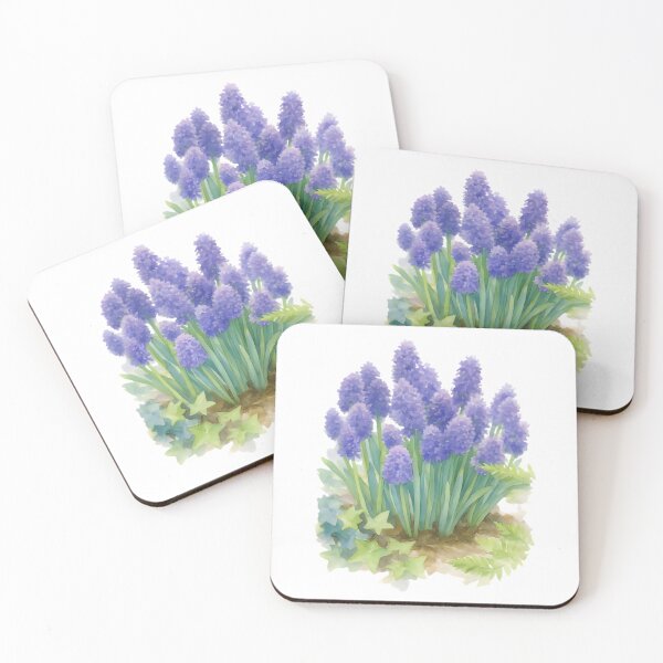 Item preview, Blue Grape Hyacinth (Muscari armeniacum) designed and sold by HOMETOWN86.