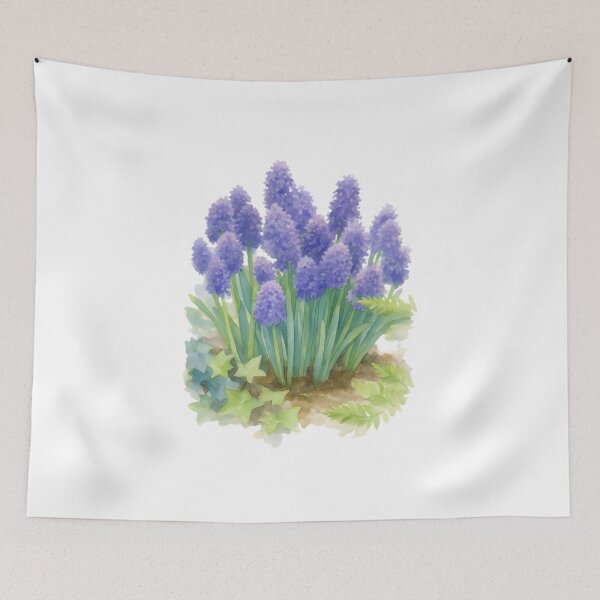 Item preview, Blue Grape Hyacinth (Muscari armeniacum) designed and sold by HOMETOWN86.