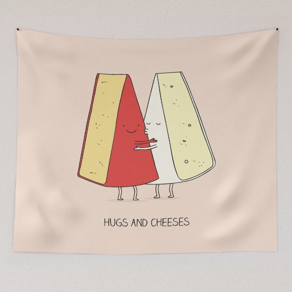 Item preview, Hugs and cheeses designed and sold by Milkyprint.