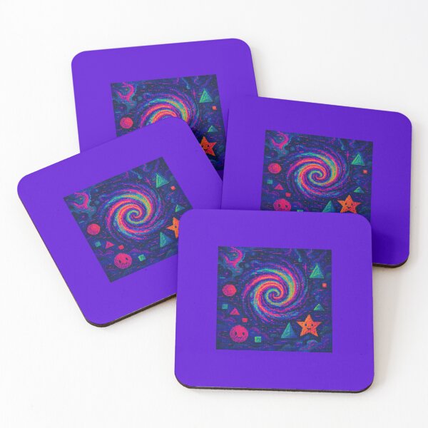 Item preview, Cosmic Pixel Party – Retro Vortex of Joy designed and sold by FearlessG.