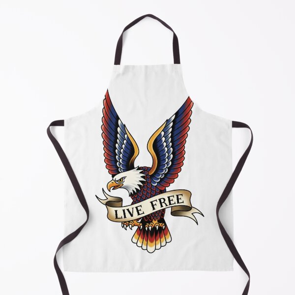 Item preview, Live Free Eagle Tattoo designed and sold by P1yu5h.