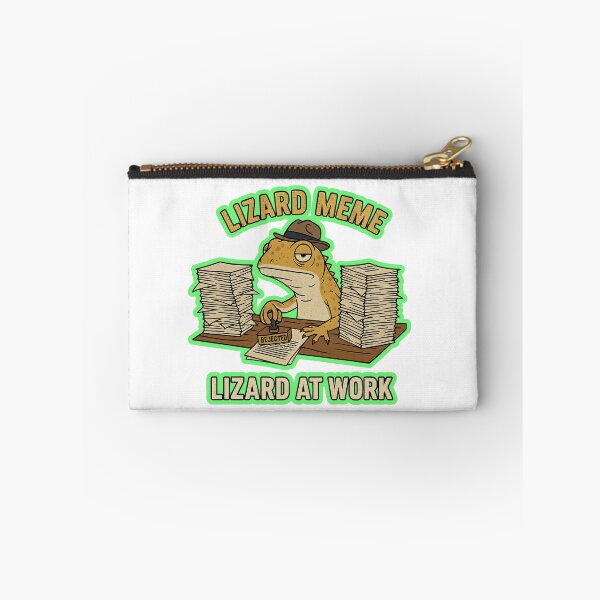 Item preview, Current Mood Lizard Meme | Funny Office Work Cartoon designed and sold by Sitred123.