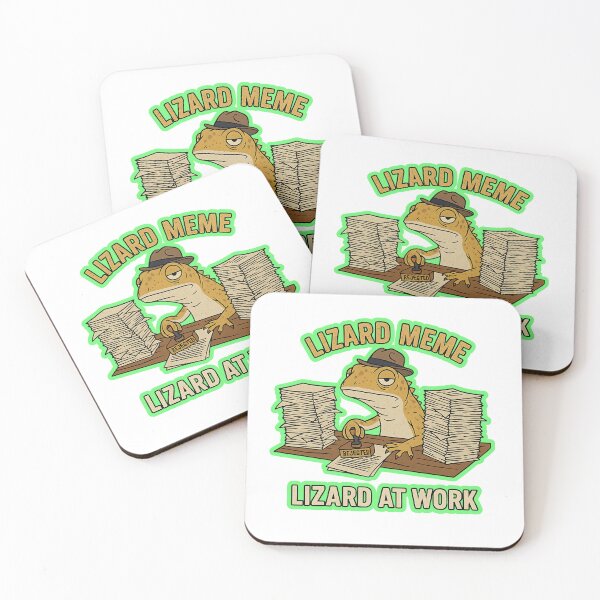 Item preview, Current Mood Lizard Meme | Funny Office Work Cartoon designed and sold by Sitred123.