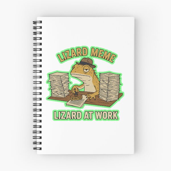 Item preview, Current Mood Lizard Meme | Funny Office Work Cartoon designed and sold by Sitred123.