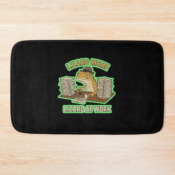 Item preview, Current Mood Lizard Meme | Funny Office Work Cartoon designed and sold by Sitred123.