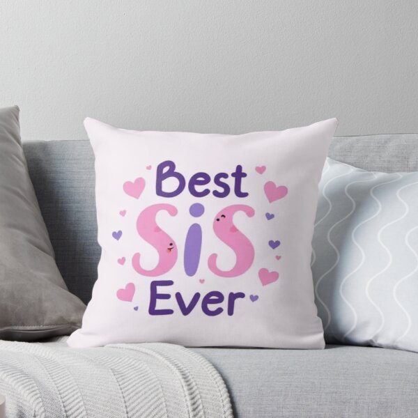 Item preview, Best Sis Ever – Kawaii Quote Design designed and sold by artsdesignpro.