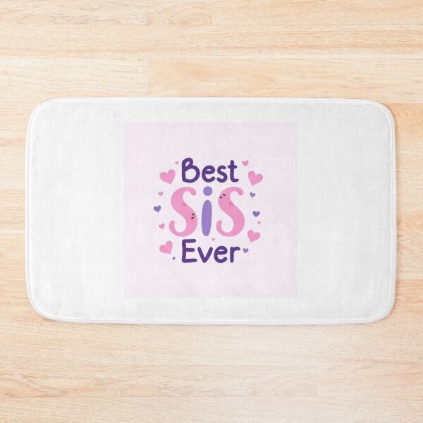 Item preview, Best Sis Ever – Kawaii Quote Design designed and sold by artsdesignpro.