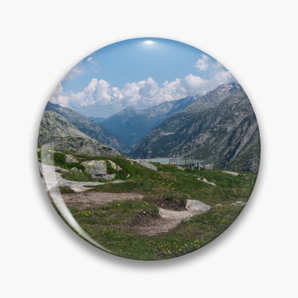 Item preview, Alpine Valley View in the Swiss Alps designed and sold by alicjamiekina.